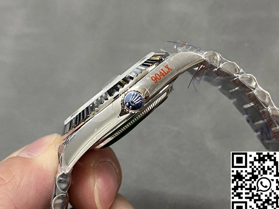 Rolex Steel Blue QF Day v5 Tungsten Date Deep Dial Factory 228239-0076 0227